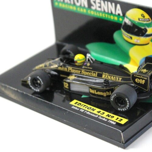 1:43 Minichamps Lotus 98T 1986 Ayrton Senna #12