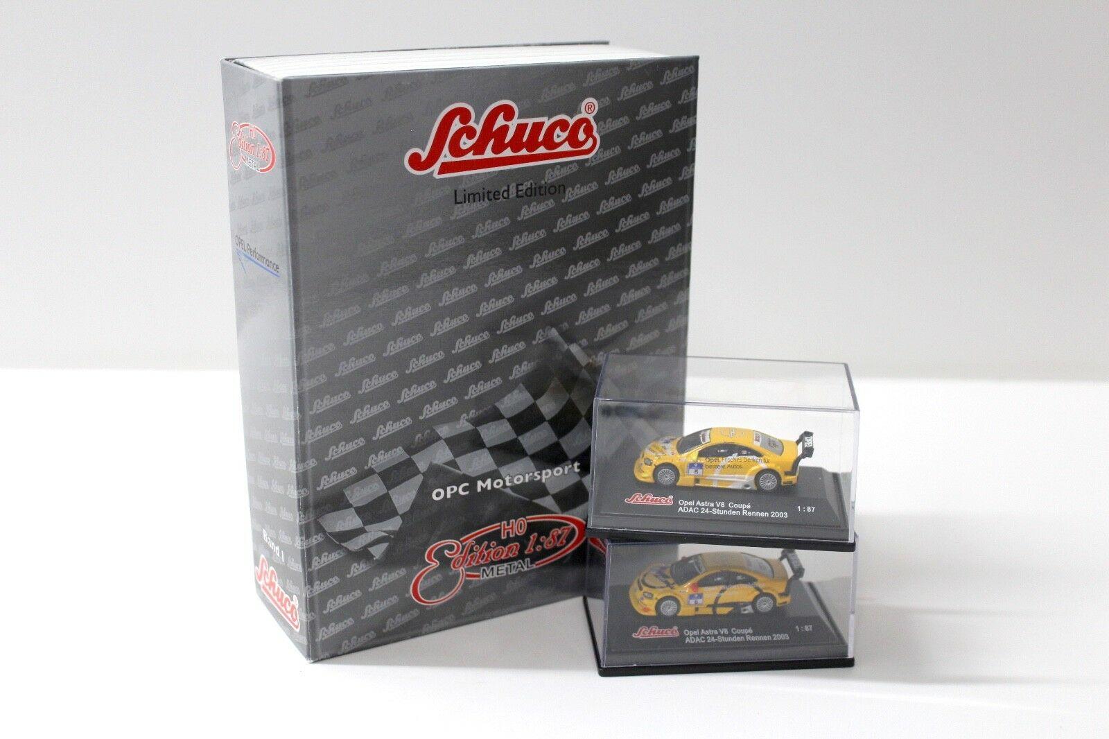 1:87 Schuco Opel Astra V8 24h-Rennen 2003 ADAC SET/ Band