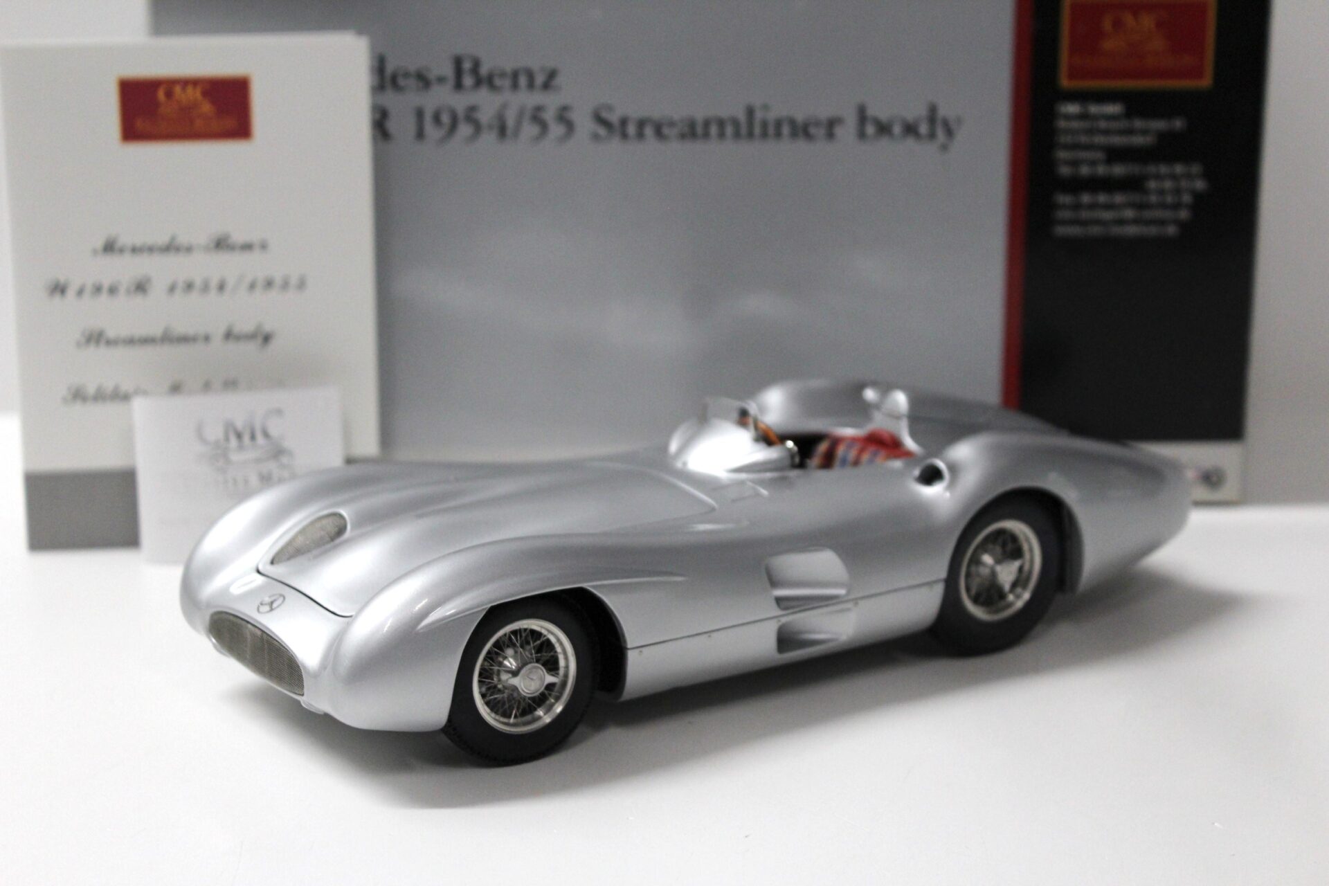 1:18 CMC Mercedes W196R Streamliner Body 1954/55 silver M-044