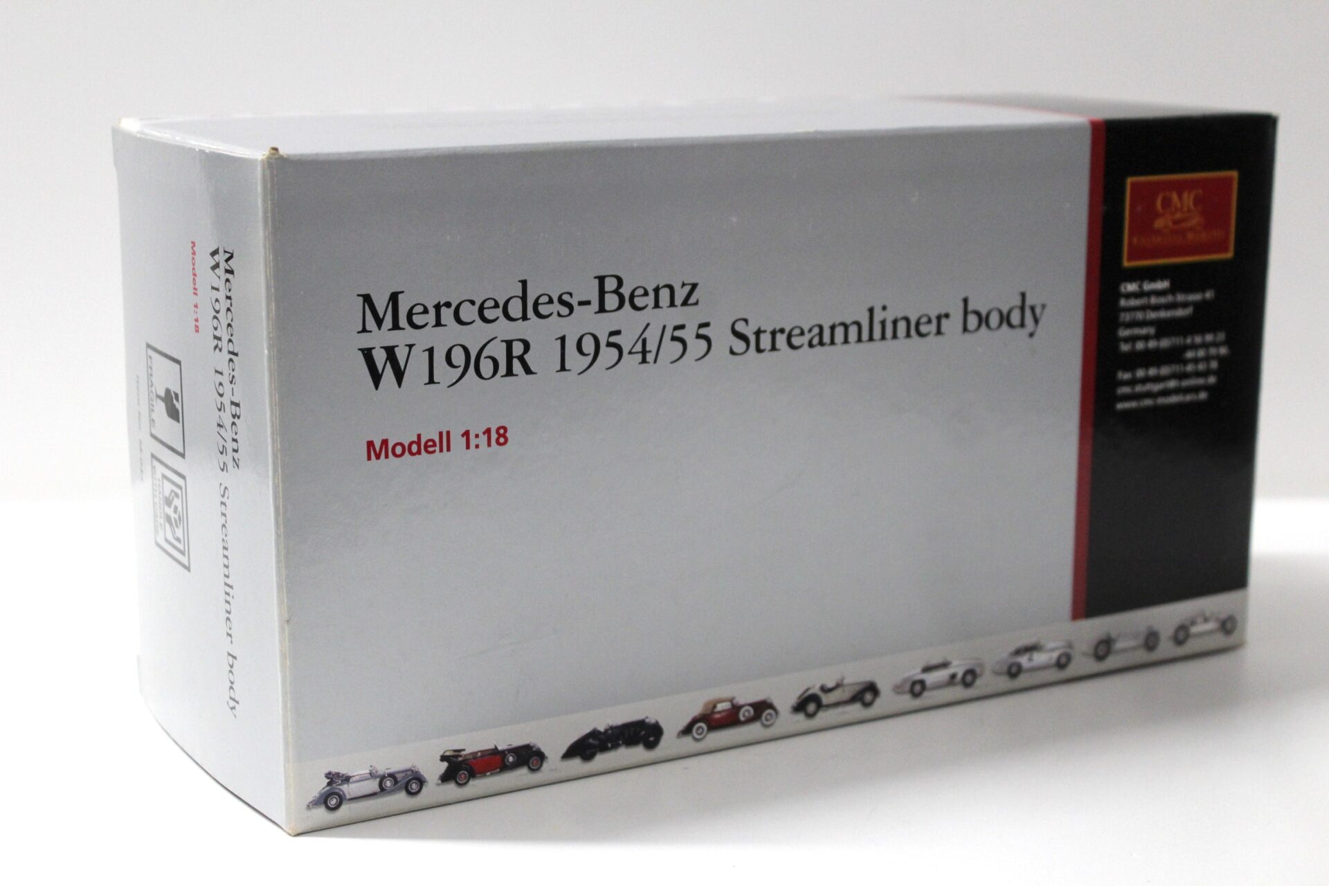 1:18 CMC Mercedes W196R Streamliner Body 1954/55 silver M-044