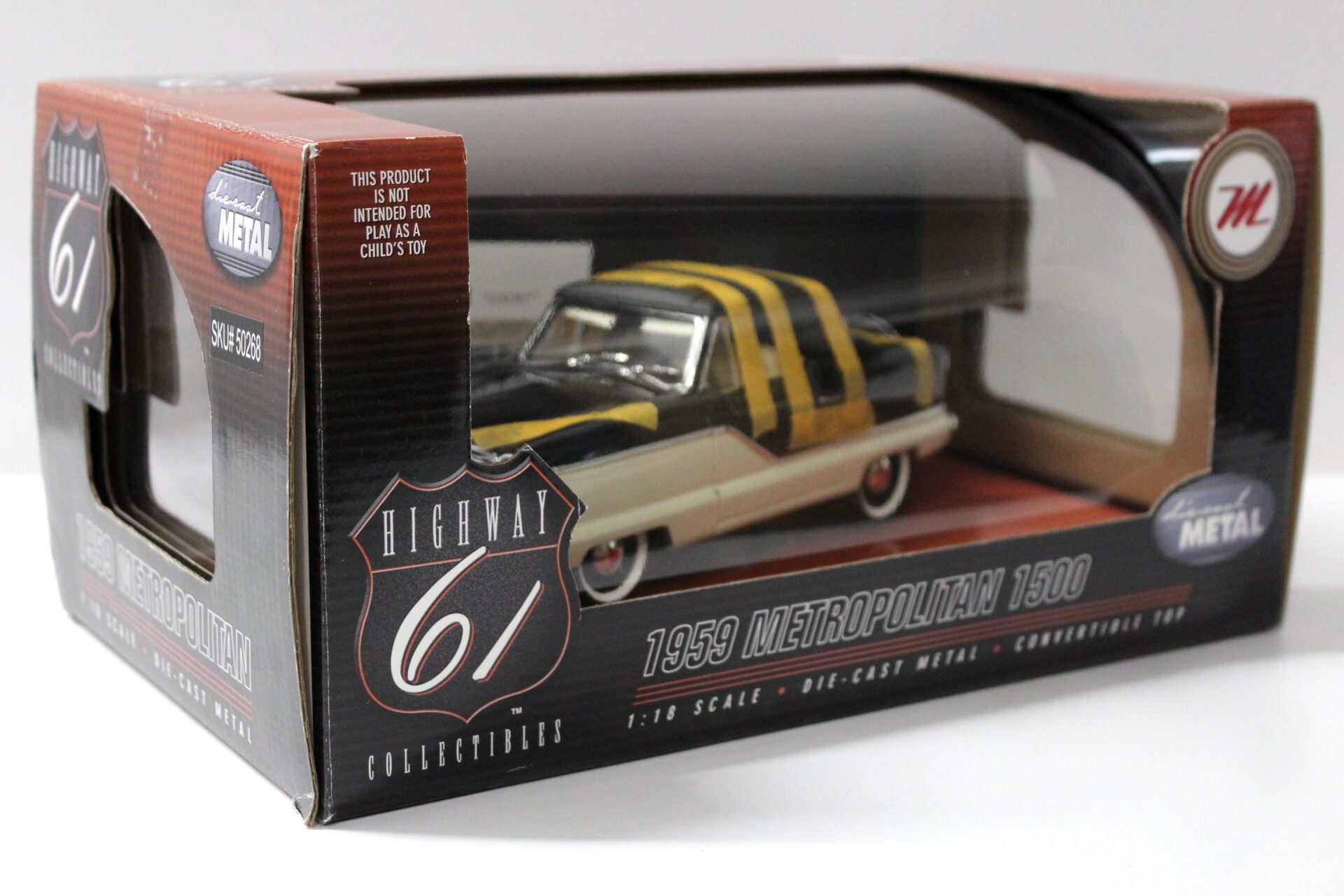 1:18 Highway61 1959 Metropolitan Nash 1500 Convertible black/ white
