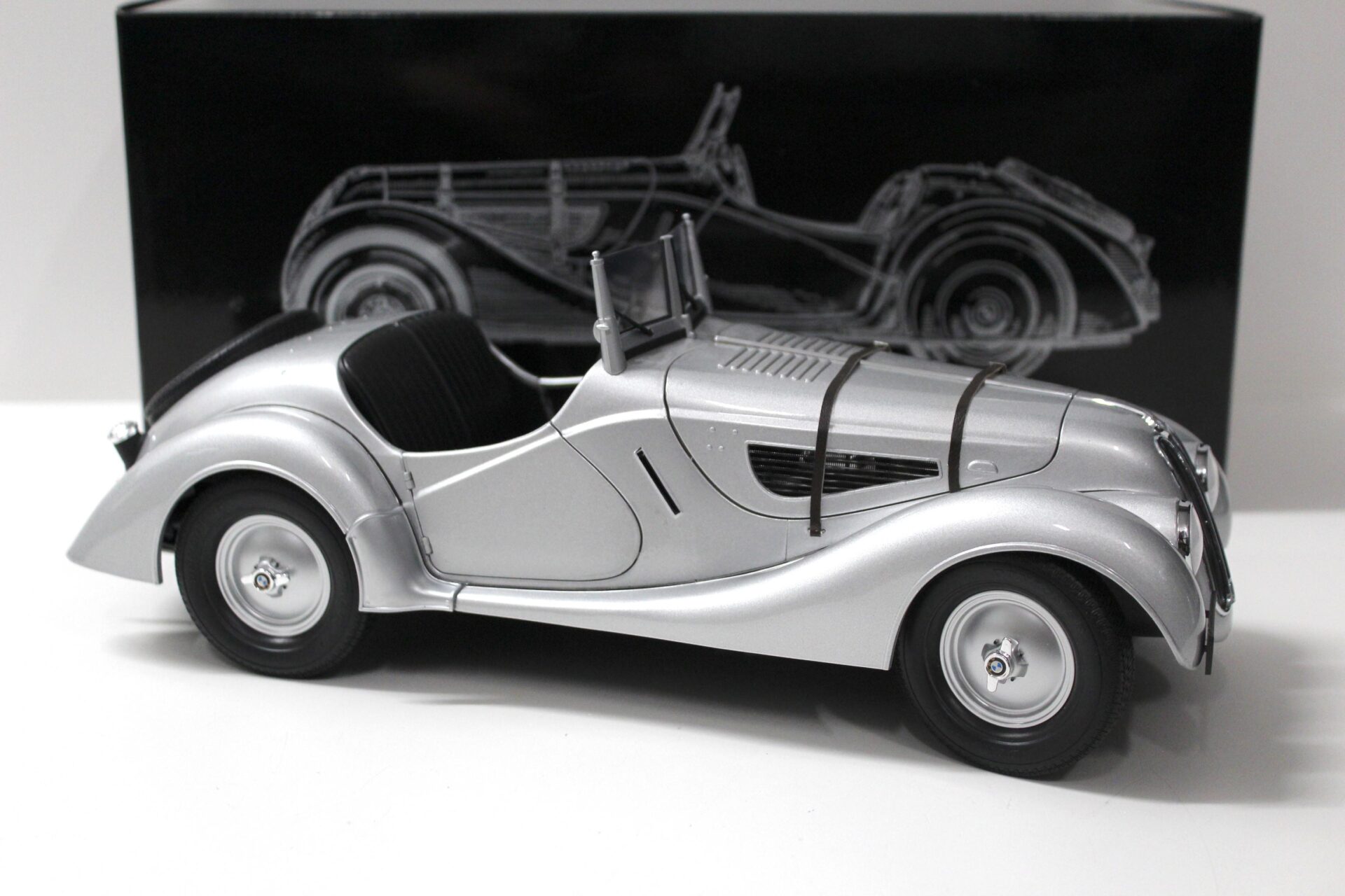 1:12 Premium ClassiXXs BMW 328 Roadster silver/ silver with Top