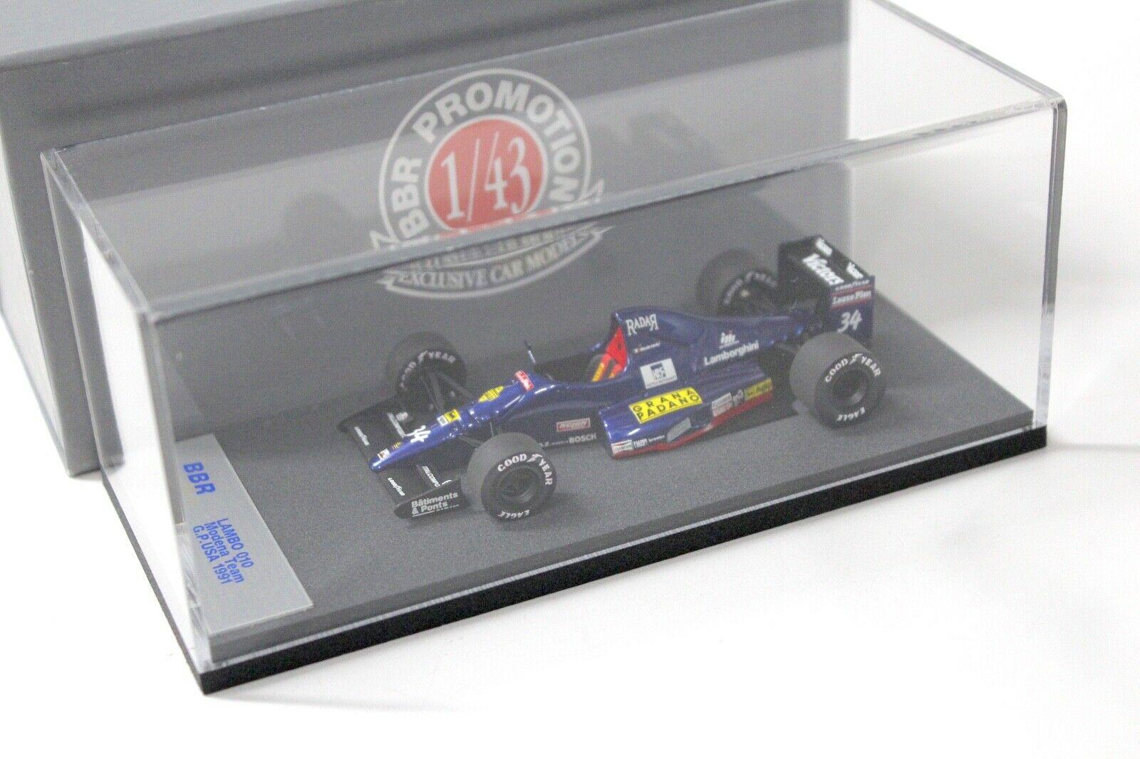 1:43 BBR Lambo 010 Modena Team GP USA 1991