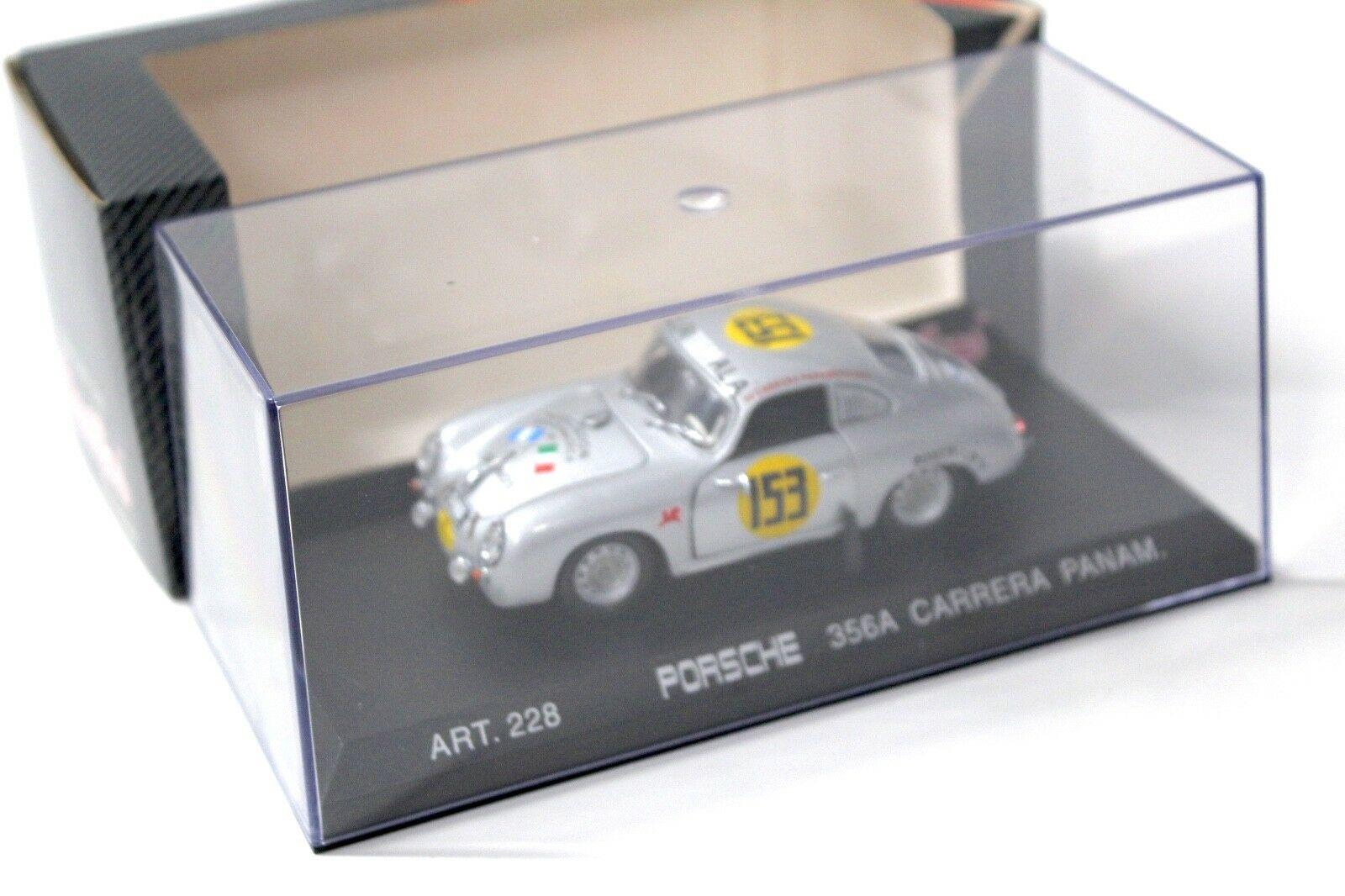 1:43 Detail Cars Porsche 356A Carrera Panamericana #153 silver