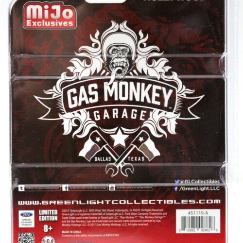 1:64 Greenlight Ford Mustang Fastback white GAS MONKEY