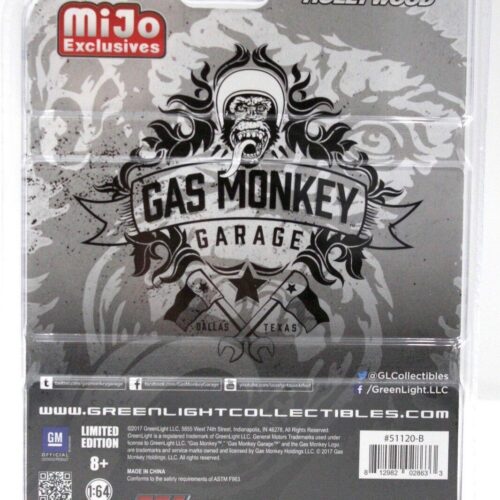 1:64 Greenlight Chevrolet Impala SS black 1967 GAS MONKEY