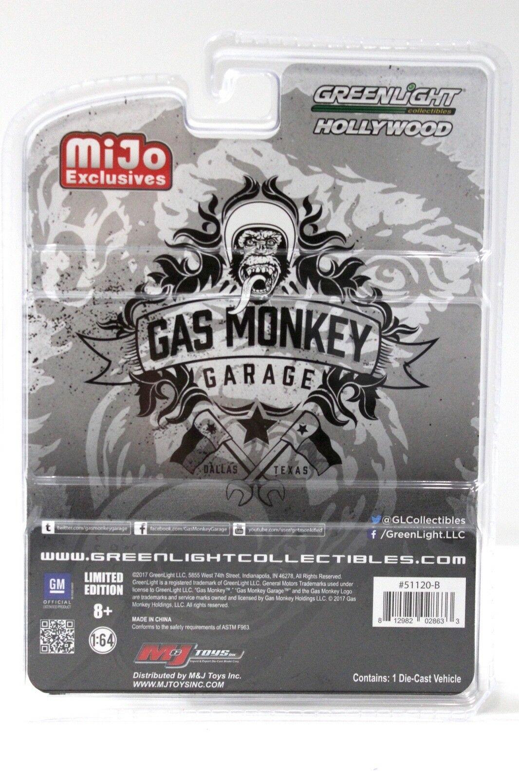 1:64 Greenlight Chevrolet Impala SS black 1967 GAS MONKEY