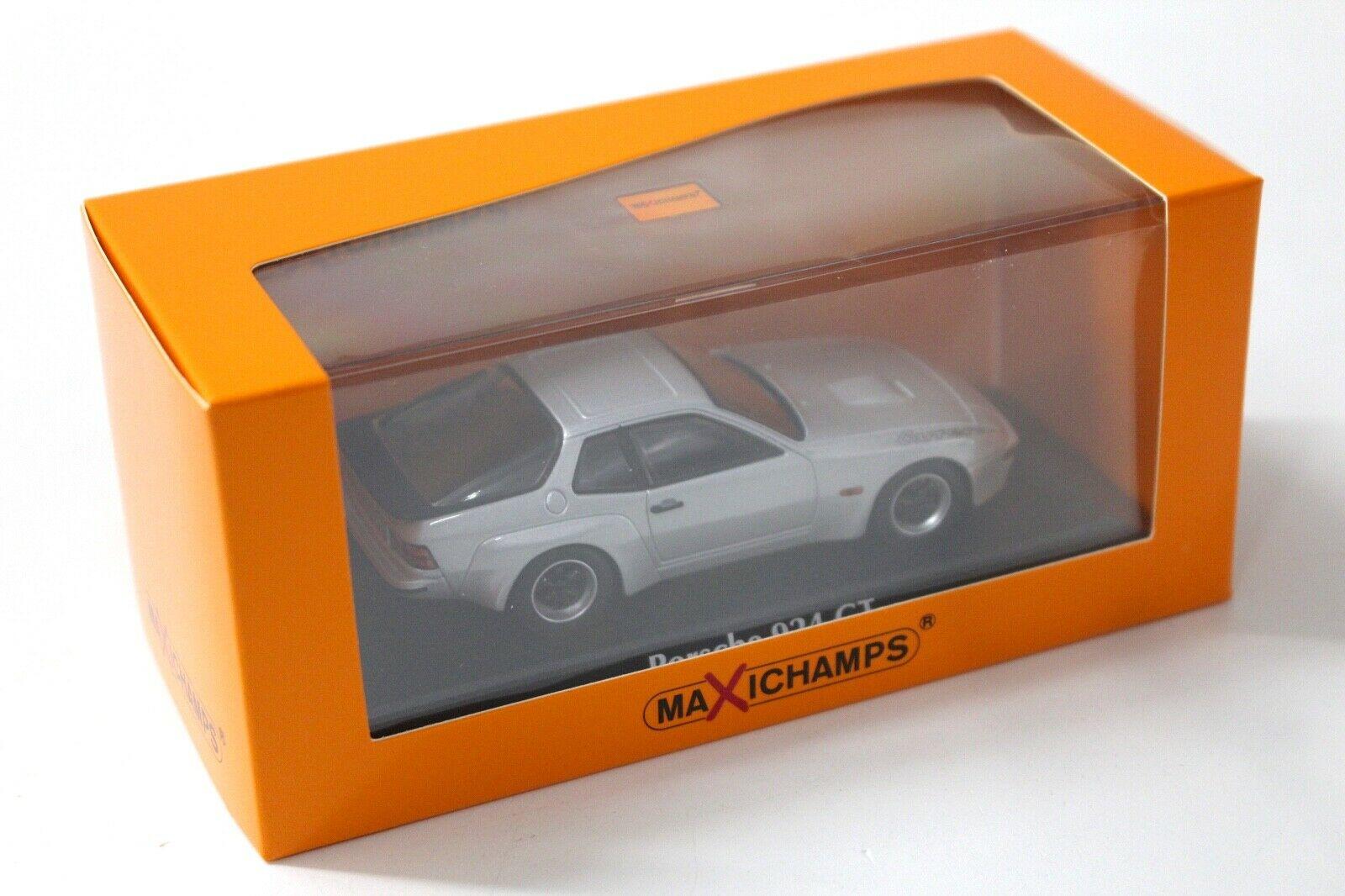 1:43 Minichamps Porsche 924 Carrera GT silver