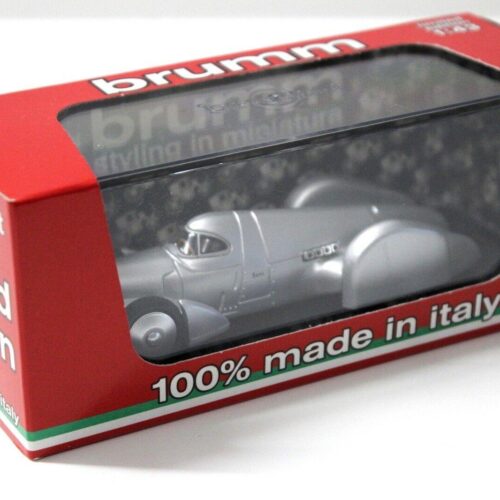 1:43 Brumm Auto Union Record Car 1937 silver