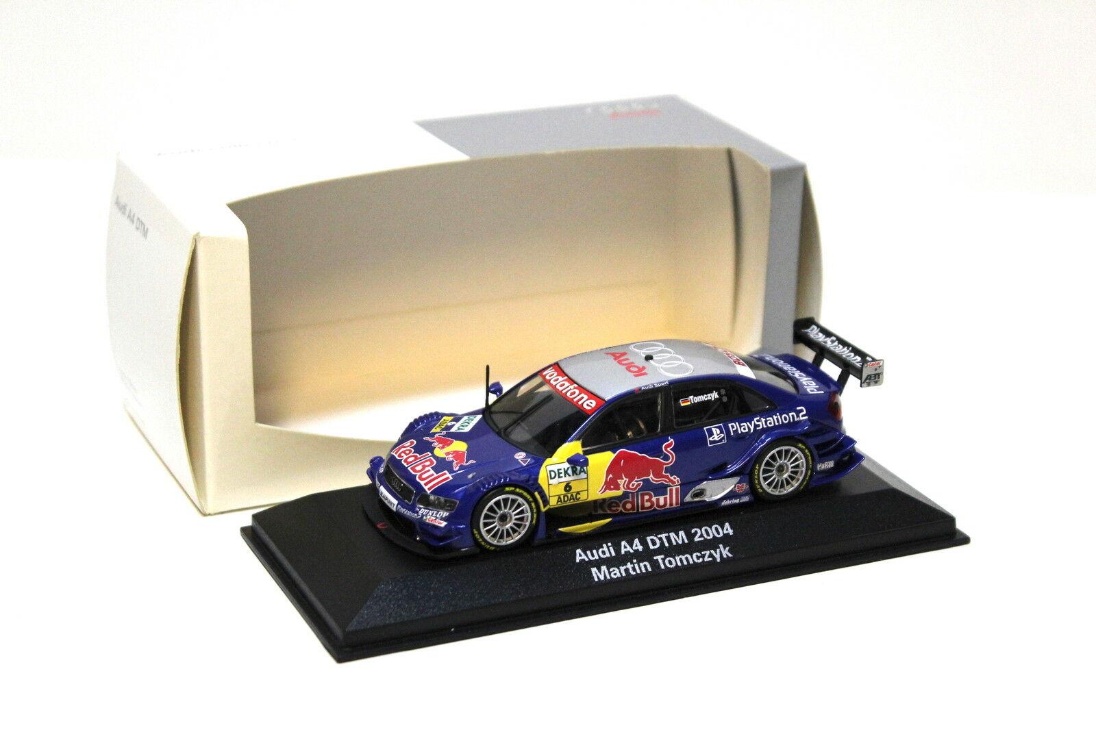 1:43 Minichamps Audi A4 DTM 2004 M.Tomcyzk #6 Red Bull DEALER VERSION