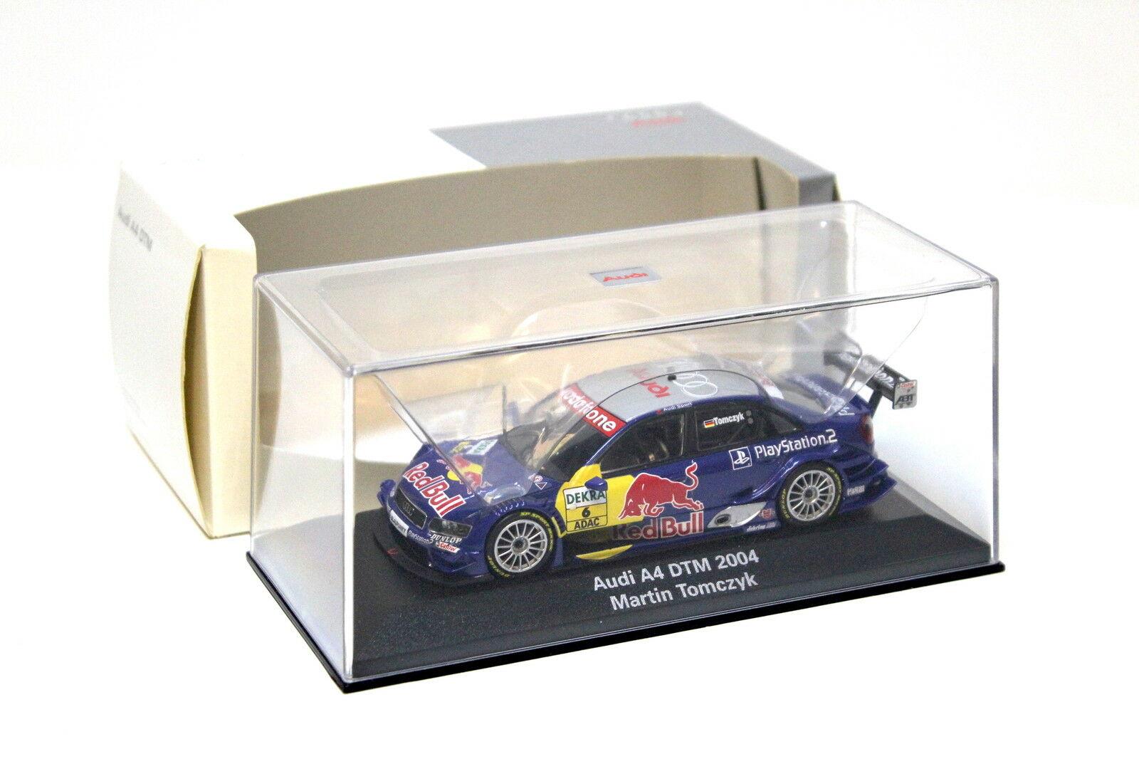 1:43 Minichamps Audi A4 DTM 2004 M.Tomcyzk #6 Red Bull DEALER VERSION
