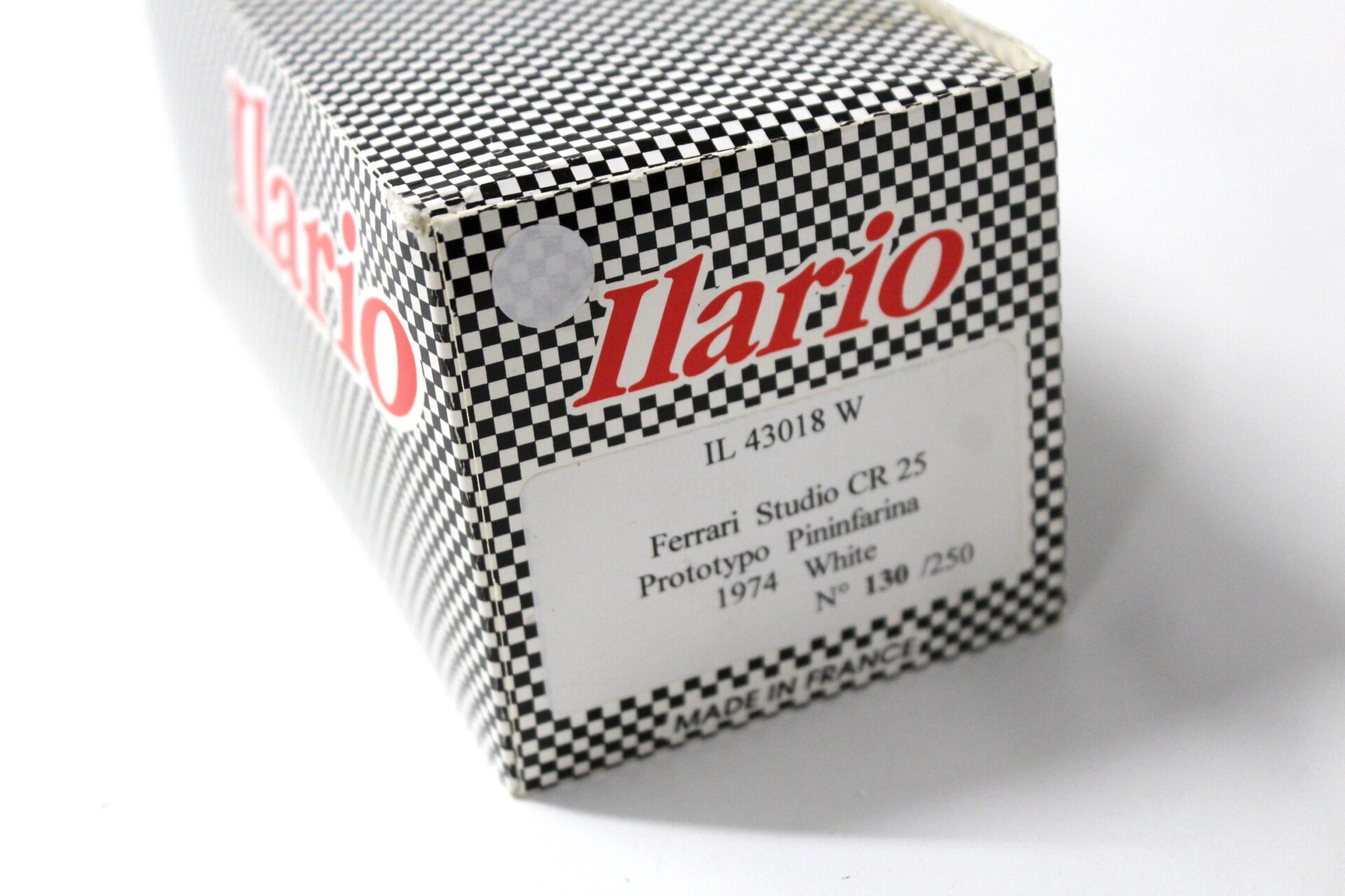 1:43 Ilario Ferrari Studio CR 25 Prototypo Pininfarina 1974 white