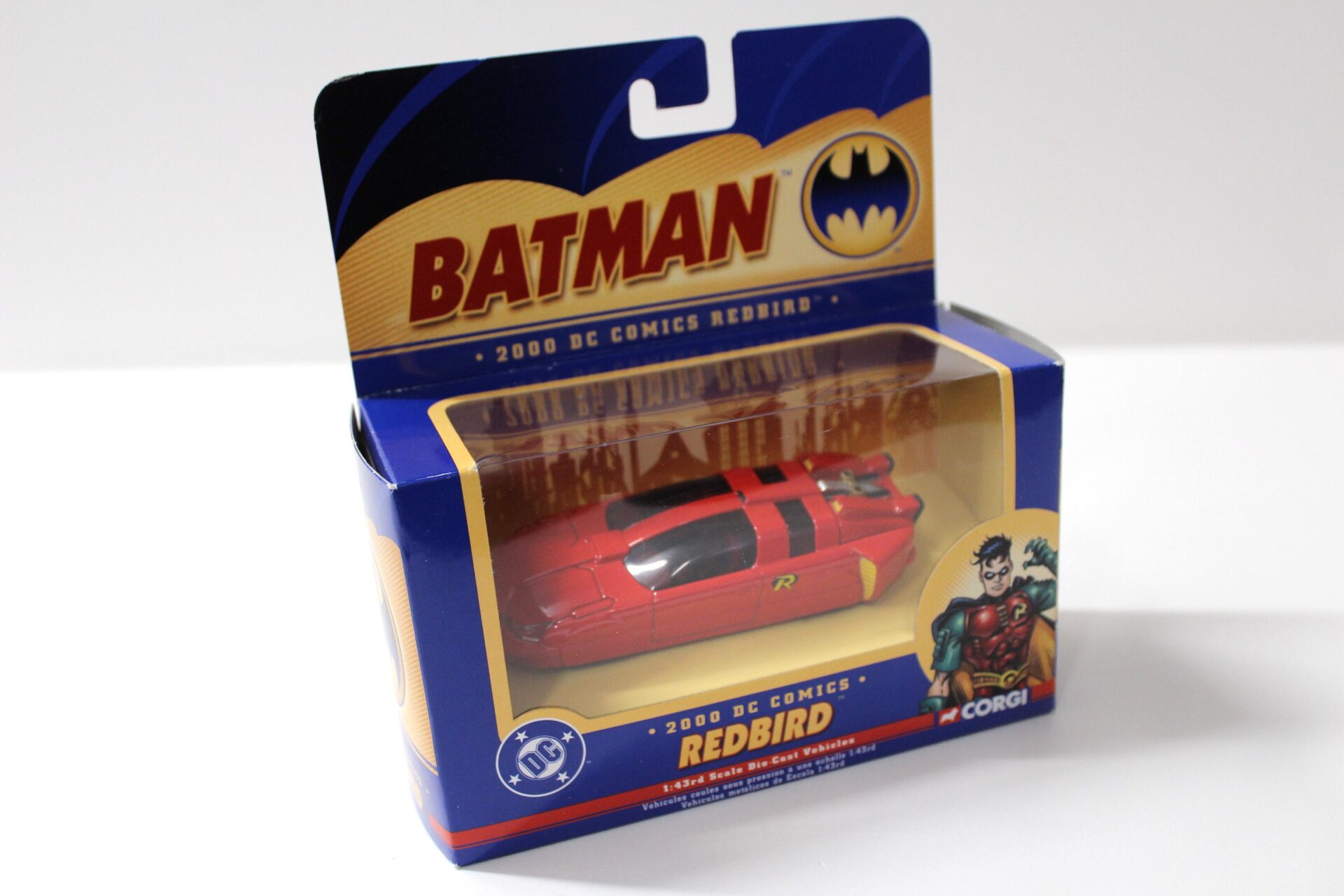 1:43 Corgi 2000 DC Comics REDBIRD RBDV1 Batman red