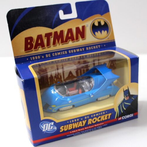1:43 Corgi 1990Â´s DC Comics Subway Rocket Batman blue