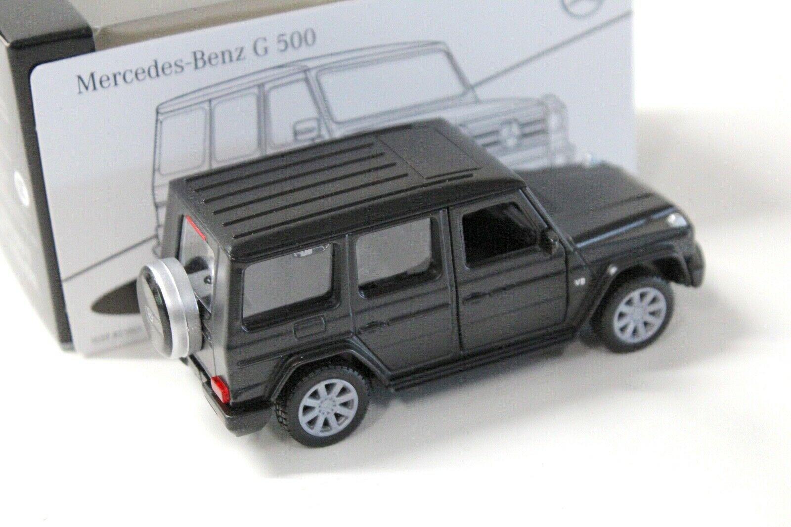 1:43 Maisto Mercedes G500 W463 Pullback black DEALER VERSION