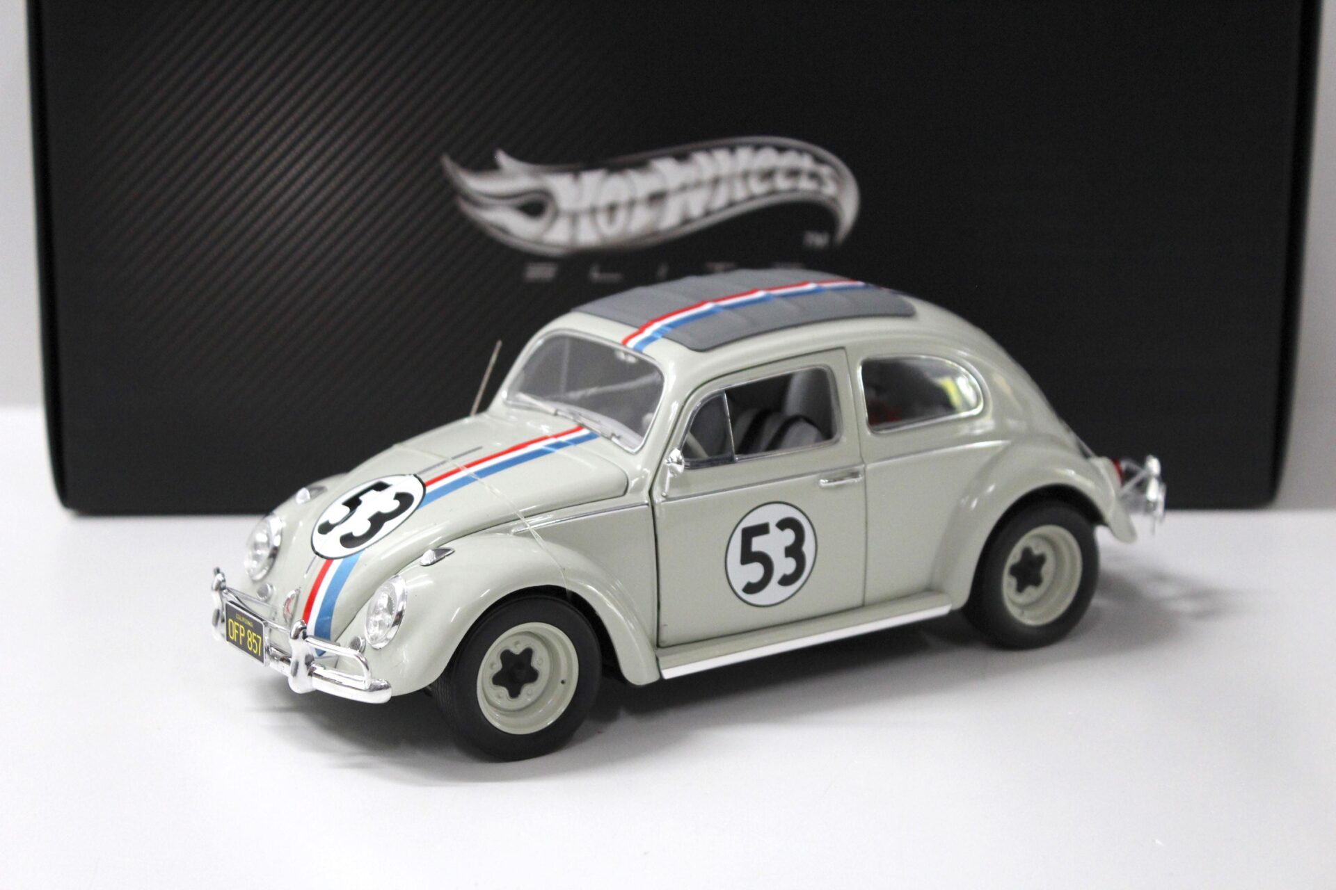 1:18 Hot Wheels Elite VW Käfer HERBIE The Love Bug #53