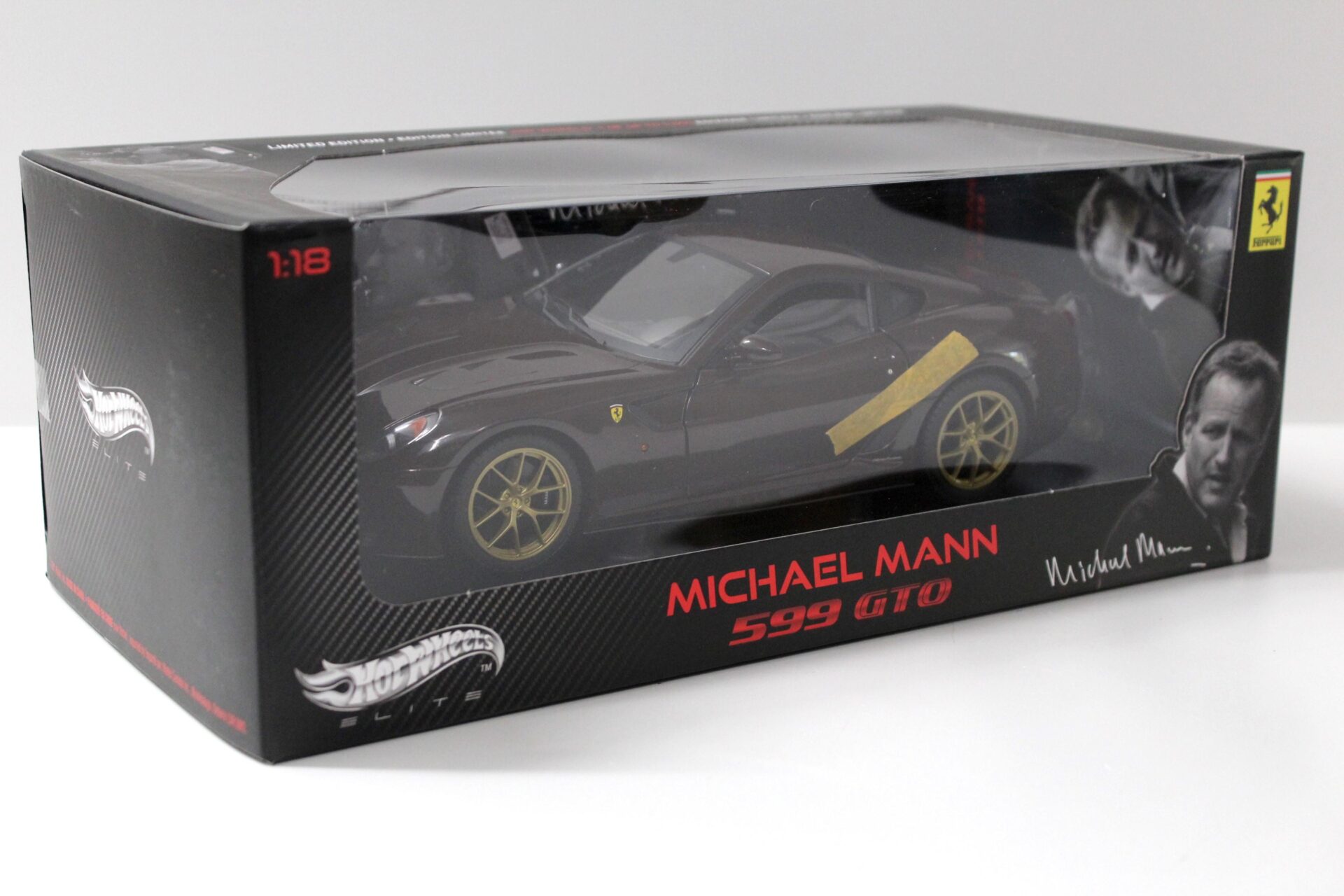1:18 Hot Wheels Elite Ferrari 599 GTO "Michael Mann" dark red