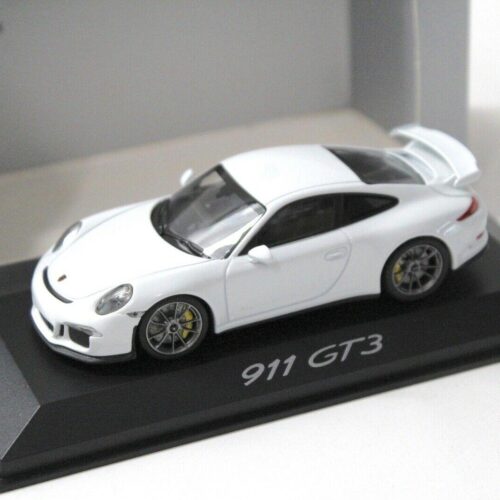1:43 Minichamps Porsche 911 991 GT3 white DEALER VERSION
