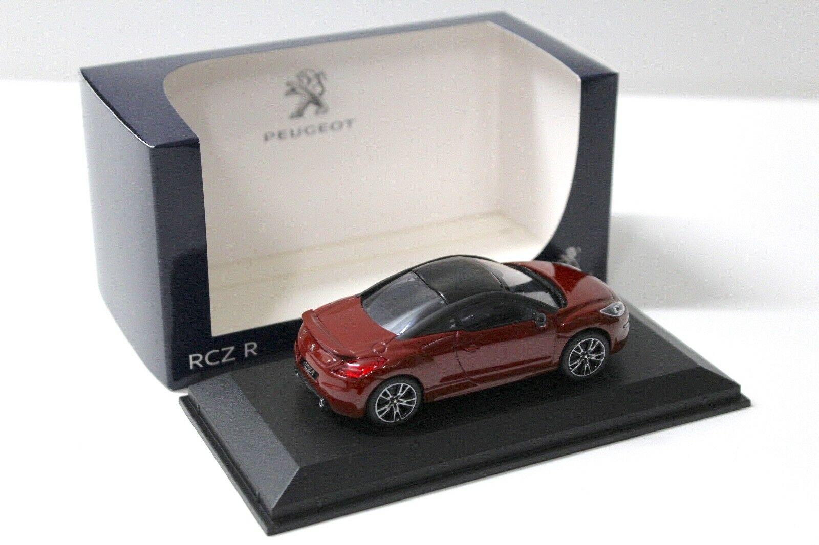 1:43 Norev Peugeot RCZ R Coupe red/black DEALER VERSION