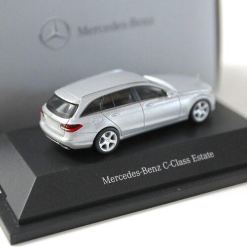 1:87 Herpa Mercedes C-Klasse T-Modell S205 silver DEALER VERSION