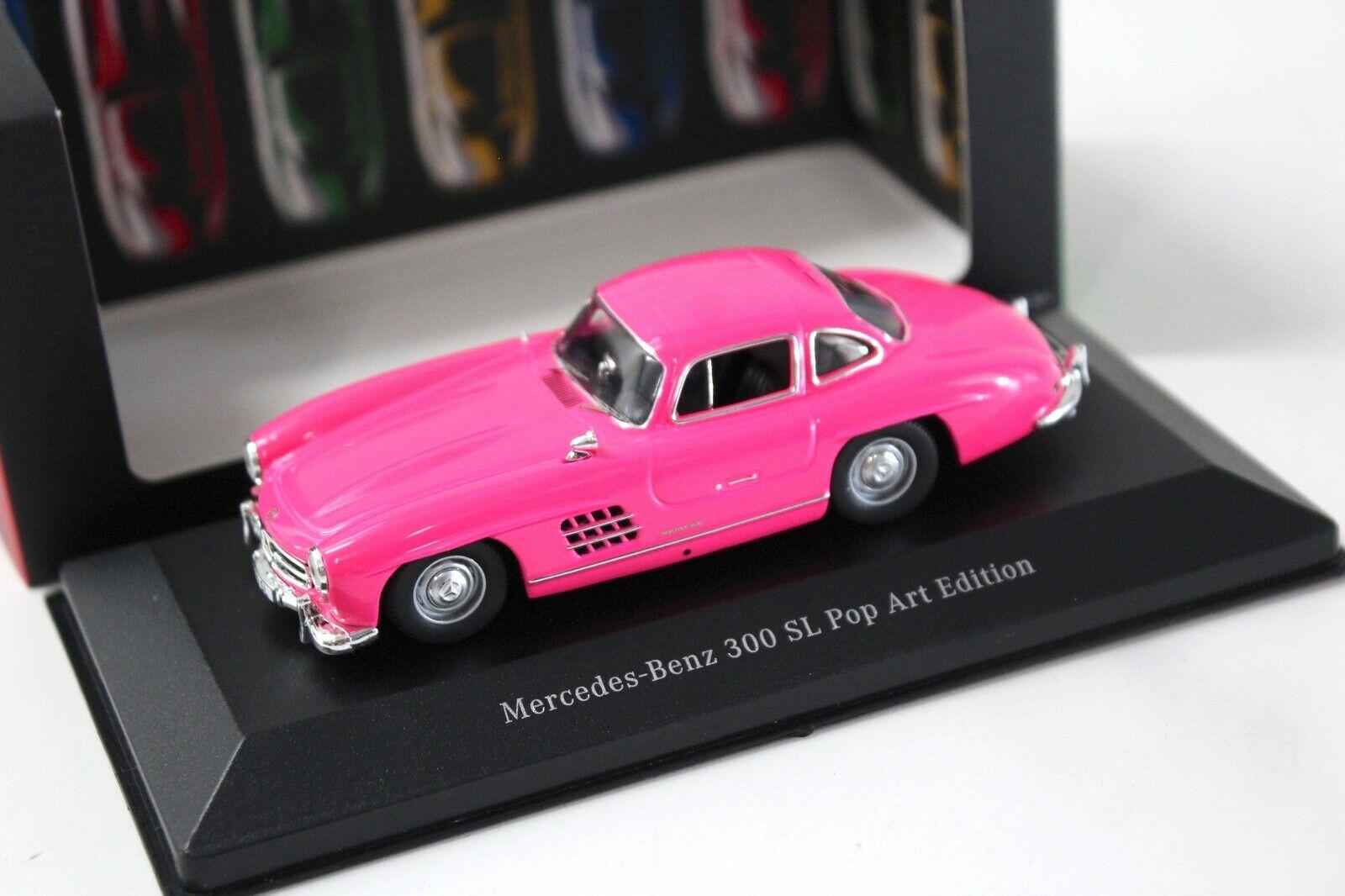 1:43 Premium Collectibles Mercedes 300SL Pop Art pink DEALER VERSION