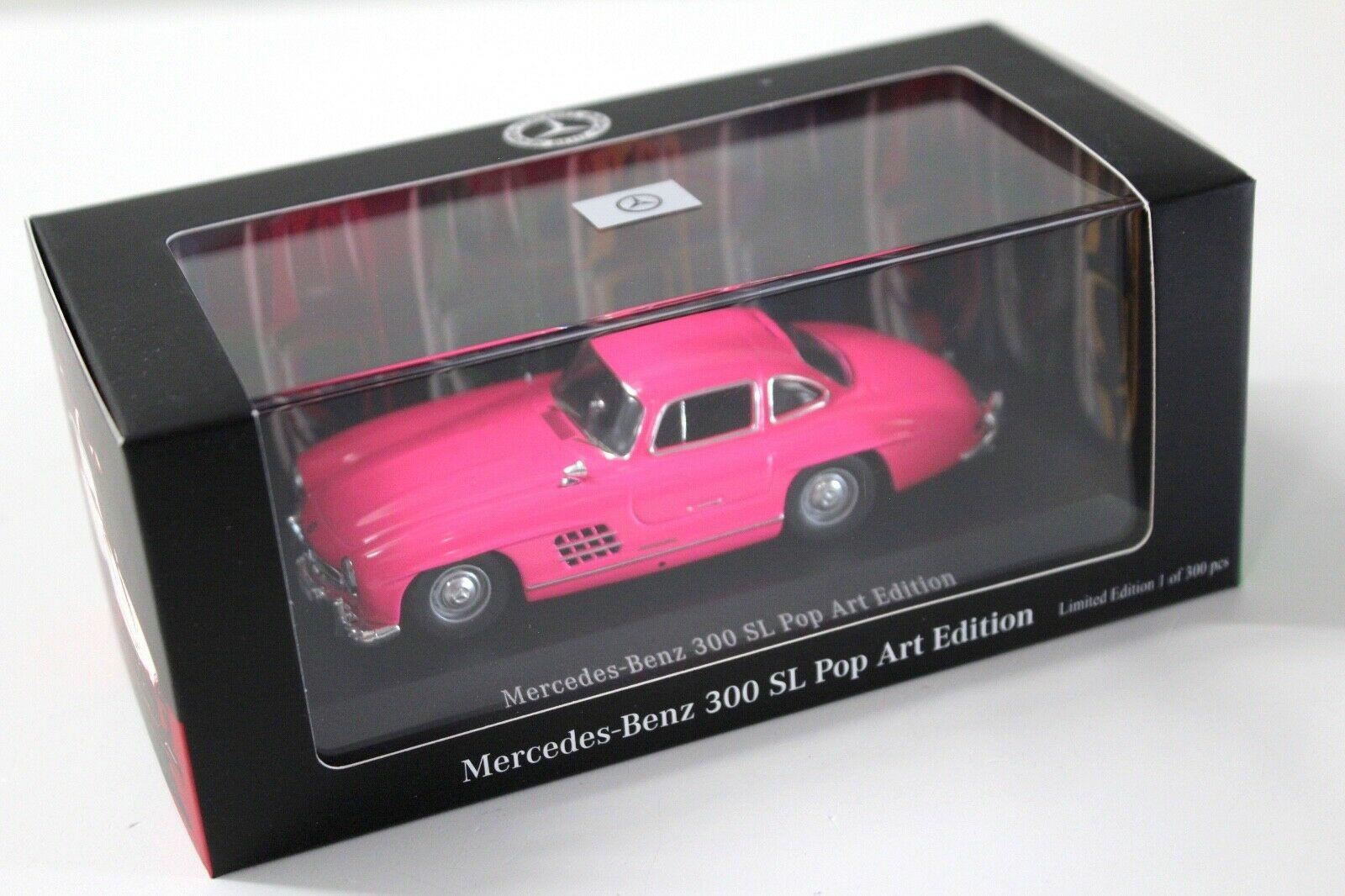 1:43 Premium Collectibles Mercedes 300SL Pop Art pink DEALER VERSION