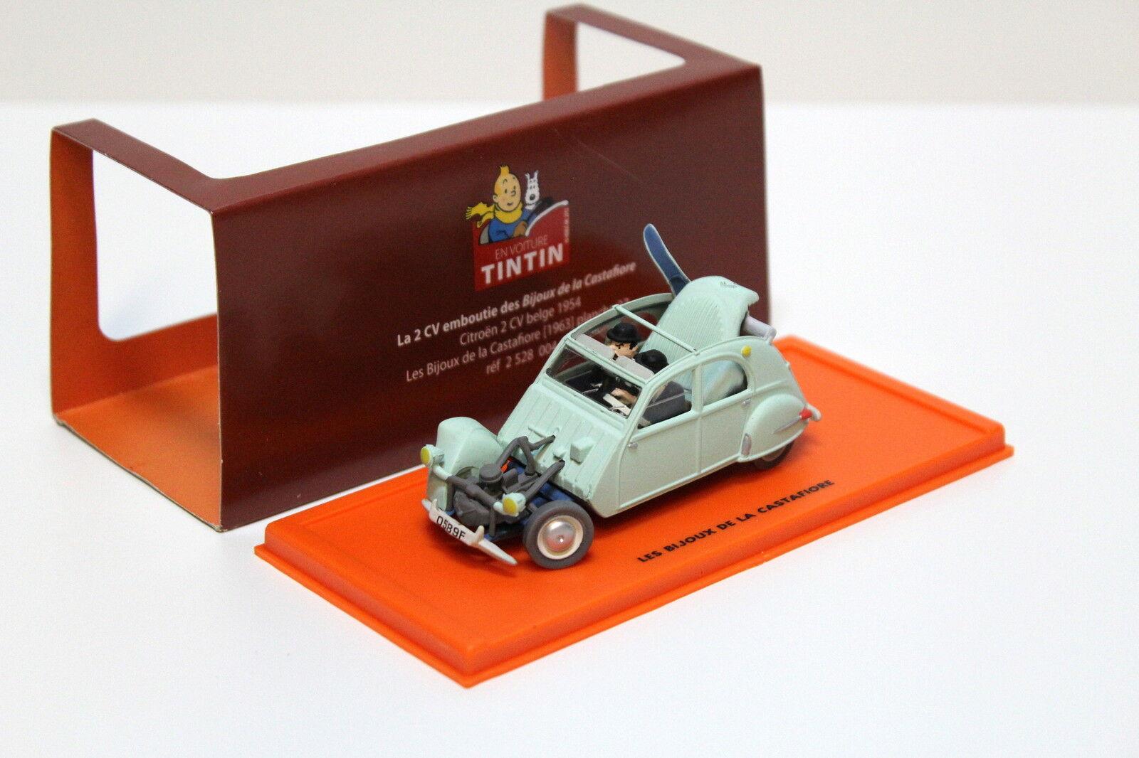 1:43 TINTIN Citroen 2CV Belge "Tim und Struppi"