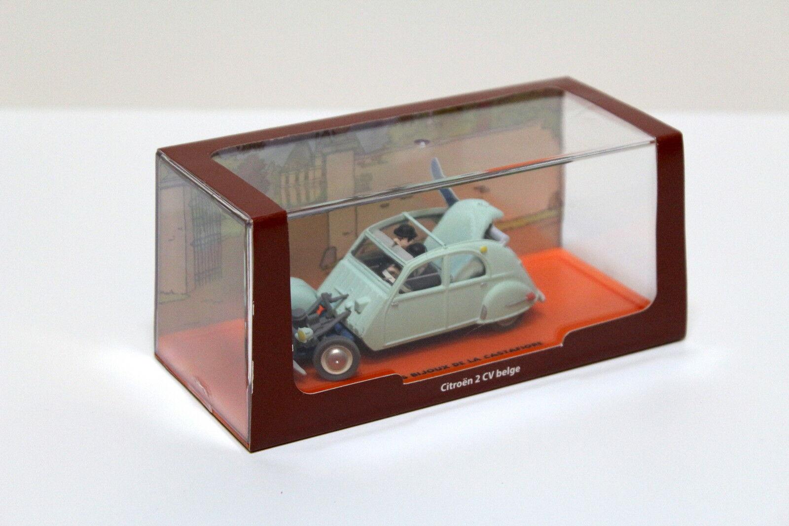 1:43 TINTIN Citroen 2CV Belge "Tim und Struppi"
