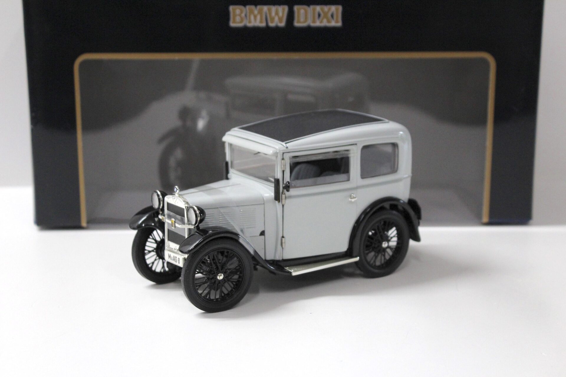 ID 47785 orig 1.jpg 1:18 Ricko 1928 BMW Dixi 3/15 grey/ black Top