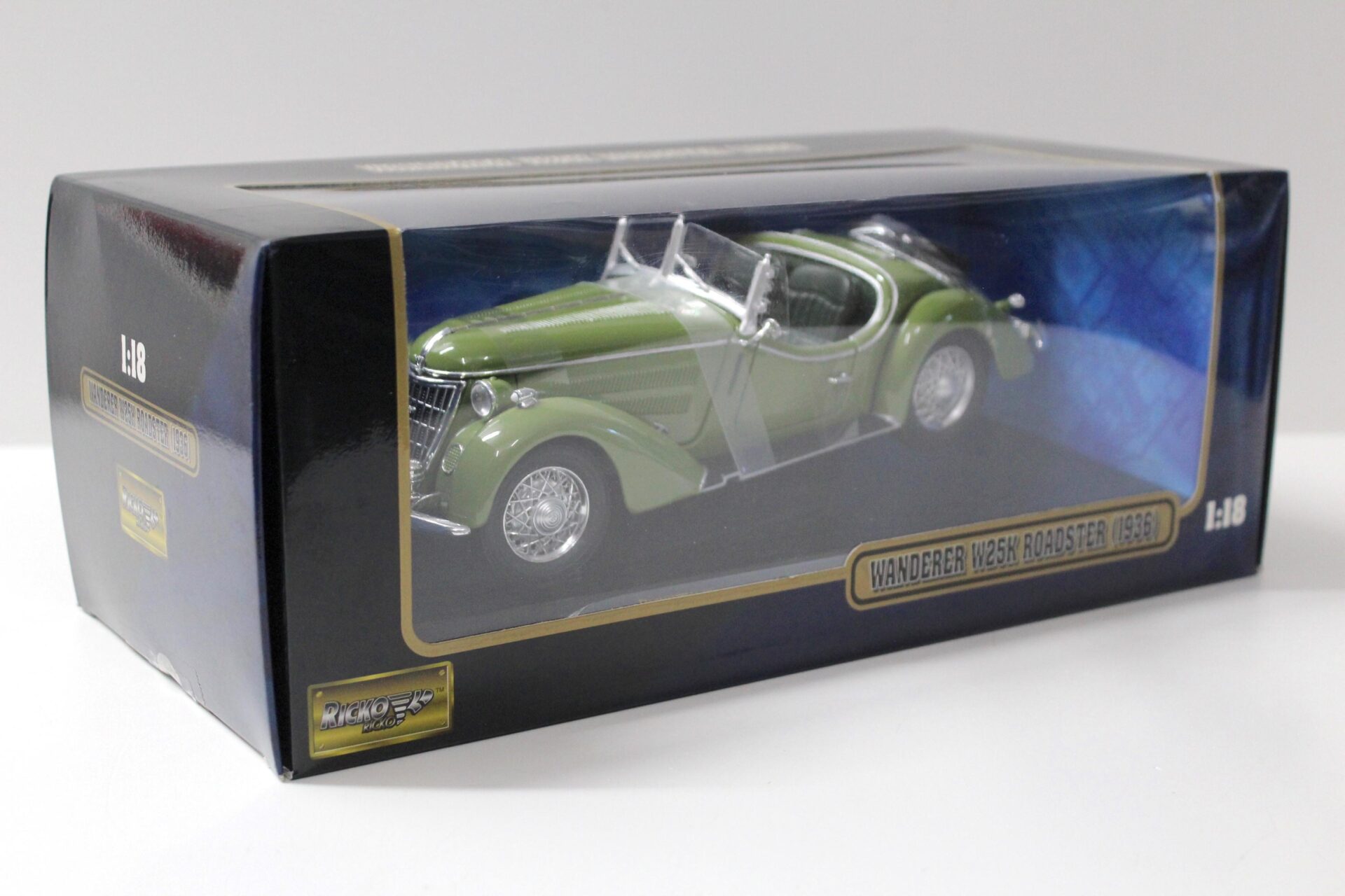 1:18 Ricko Wanderer W25K Roadster 1936 green