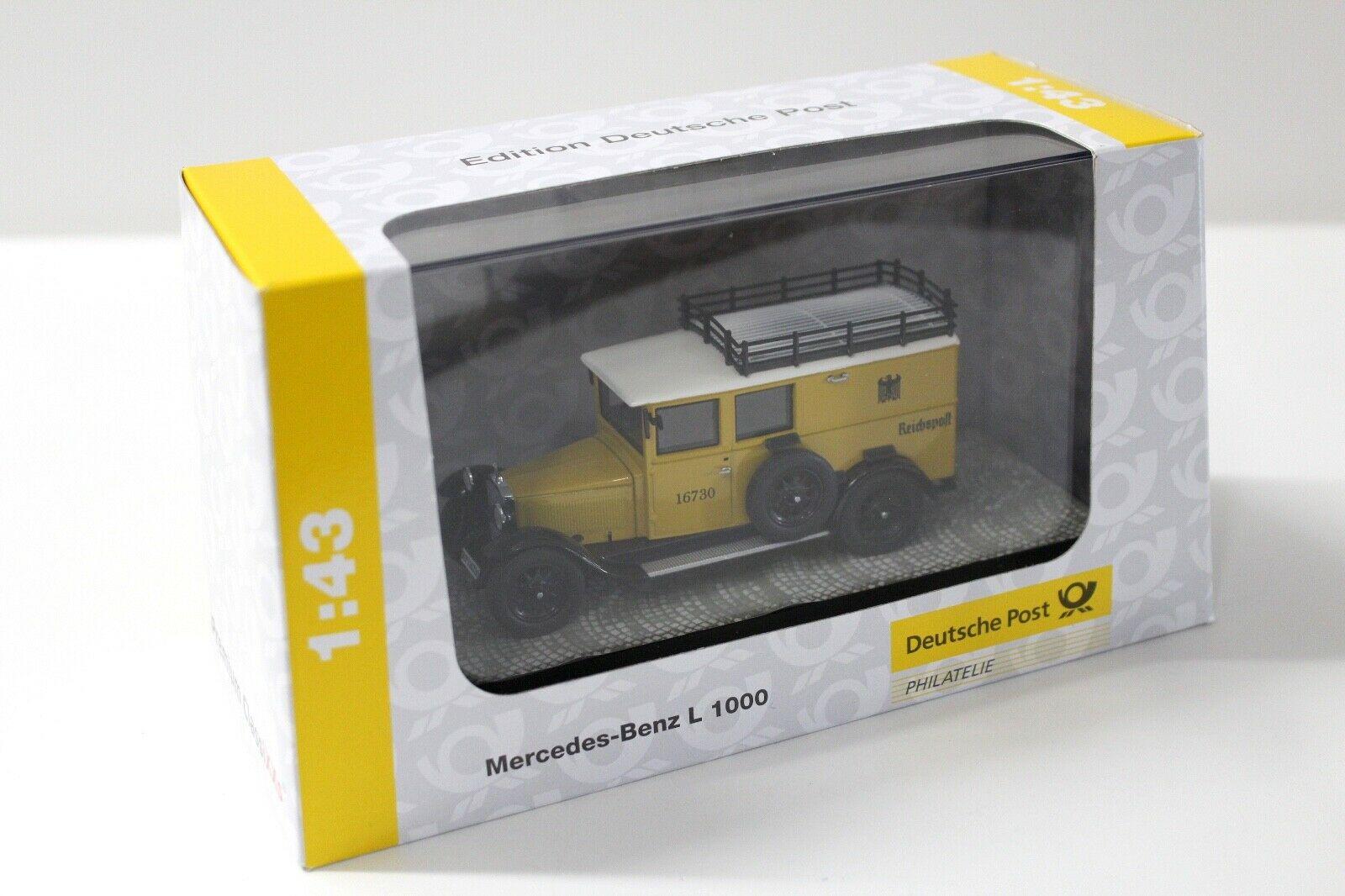 1:43 Premium ClassiXXs Mercedes L1000 "Deutsche Reichspost" yellow