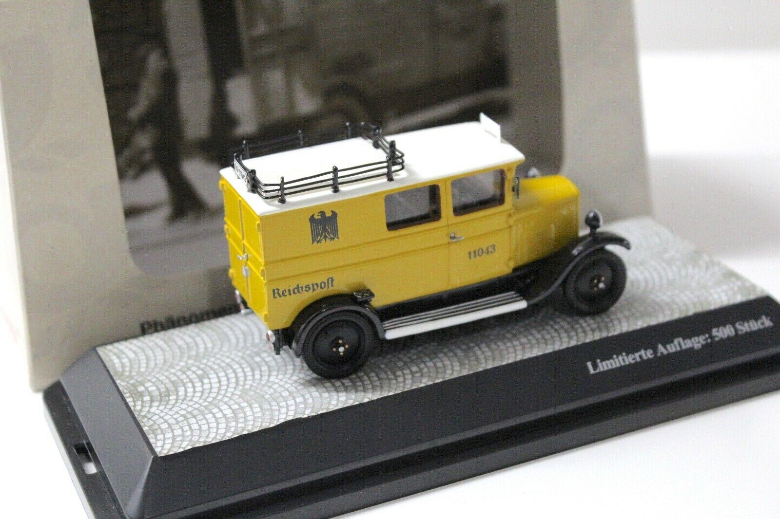 1:43 Premium ClassiXXs Phänomen 4 RL/K "Deutsche Reichspost" yellow