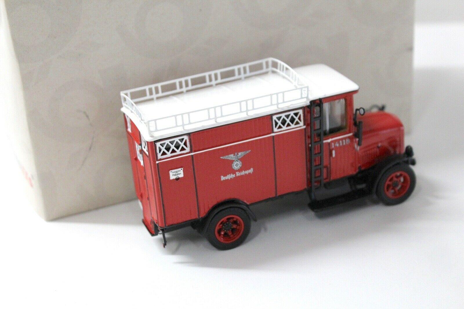 1:43 Premium ClassiXXs Bergmann Elektrowagen "Deutsche Reichspost" red
