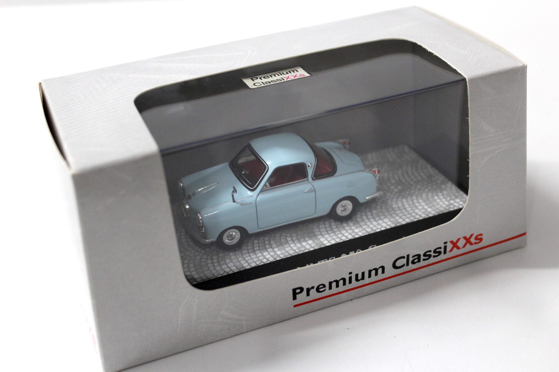 1:43 Premium ClassiXXs Goggomobil TS 250 Coupe light blue