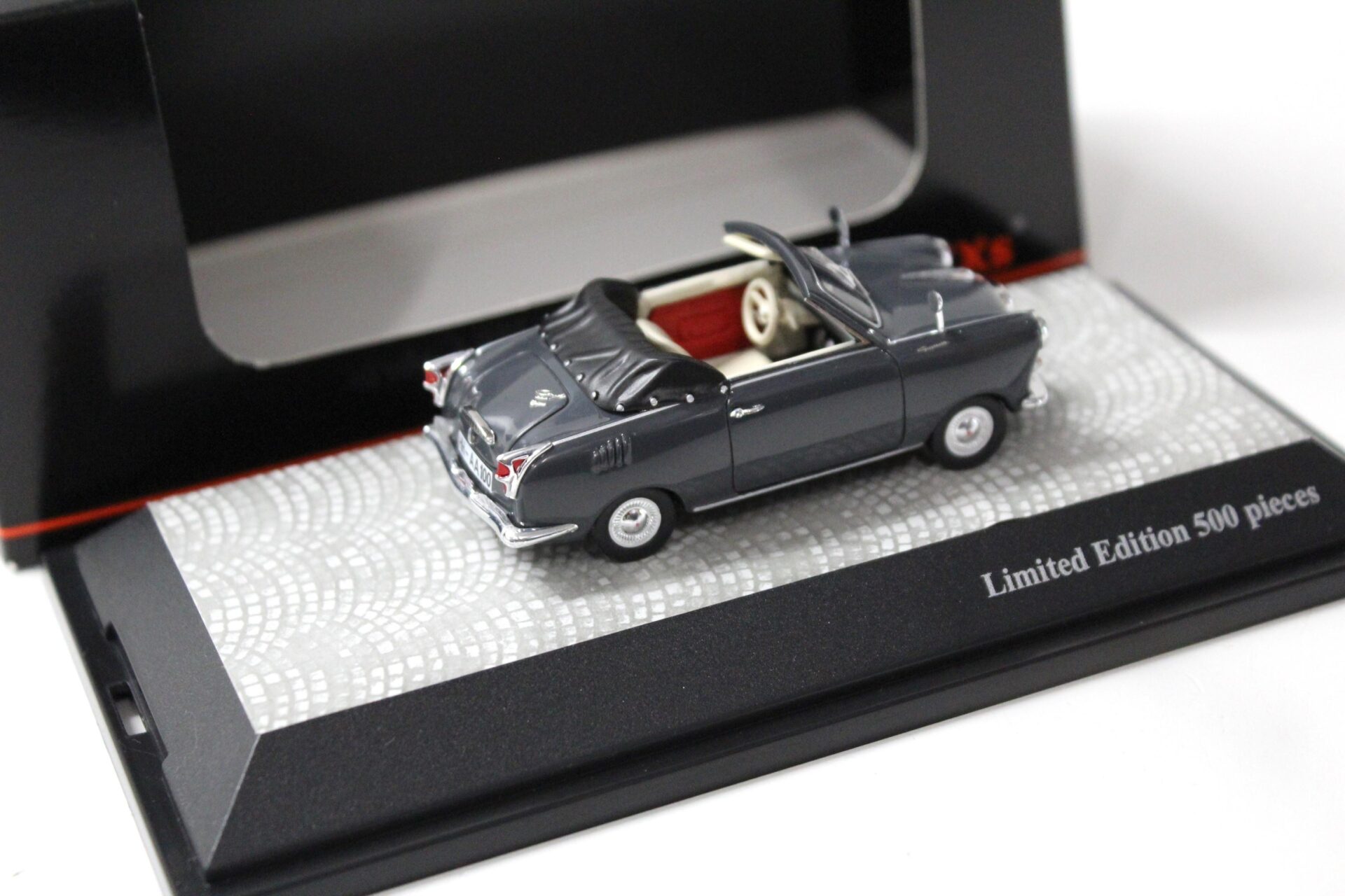 1:43 Premium ClassiXXs Goggomobil TS 250 Cabrio dark grey