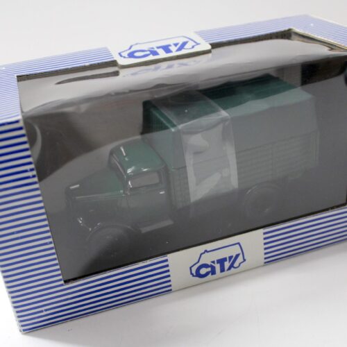 1:43 City Opel Blitz 3.5t Cargo Pritsche mit Plane dark green
