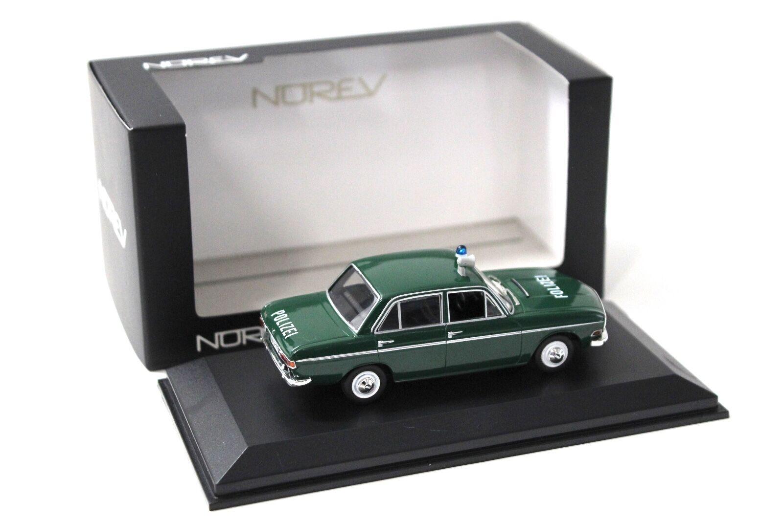 1:43 Norev Audi 72 "POLIZEI" dark green