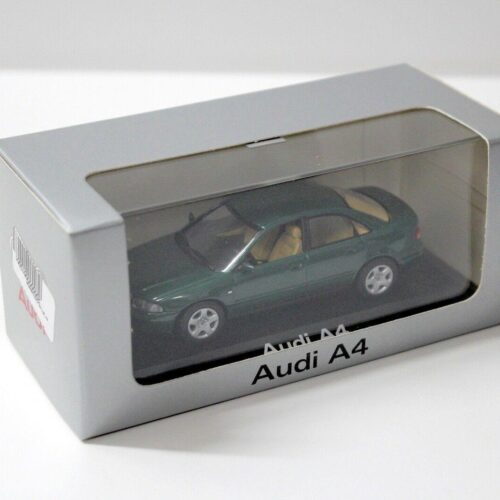 1:43 Minichamps Audi A4 (B5) Sedan green DEALER VERSION