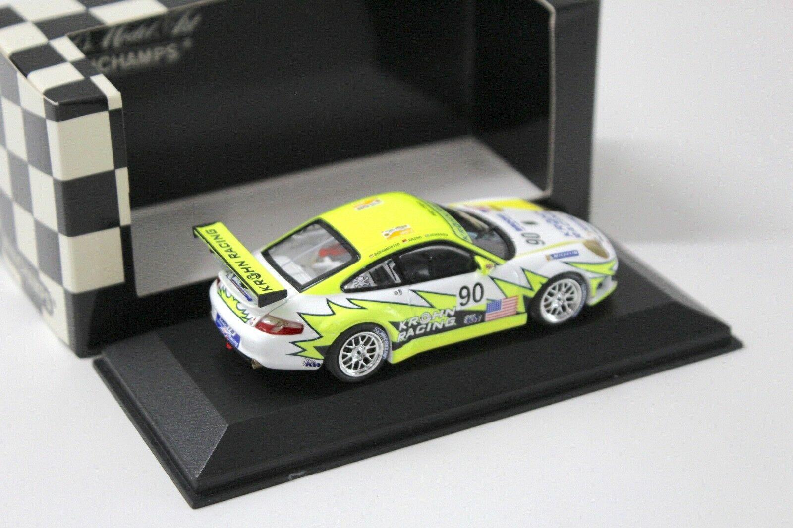 1:43 Minichamps Porsche 911 GT3 RSR 24h Le Mans 2006 Krohn Racing #90