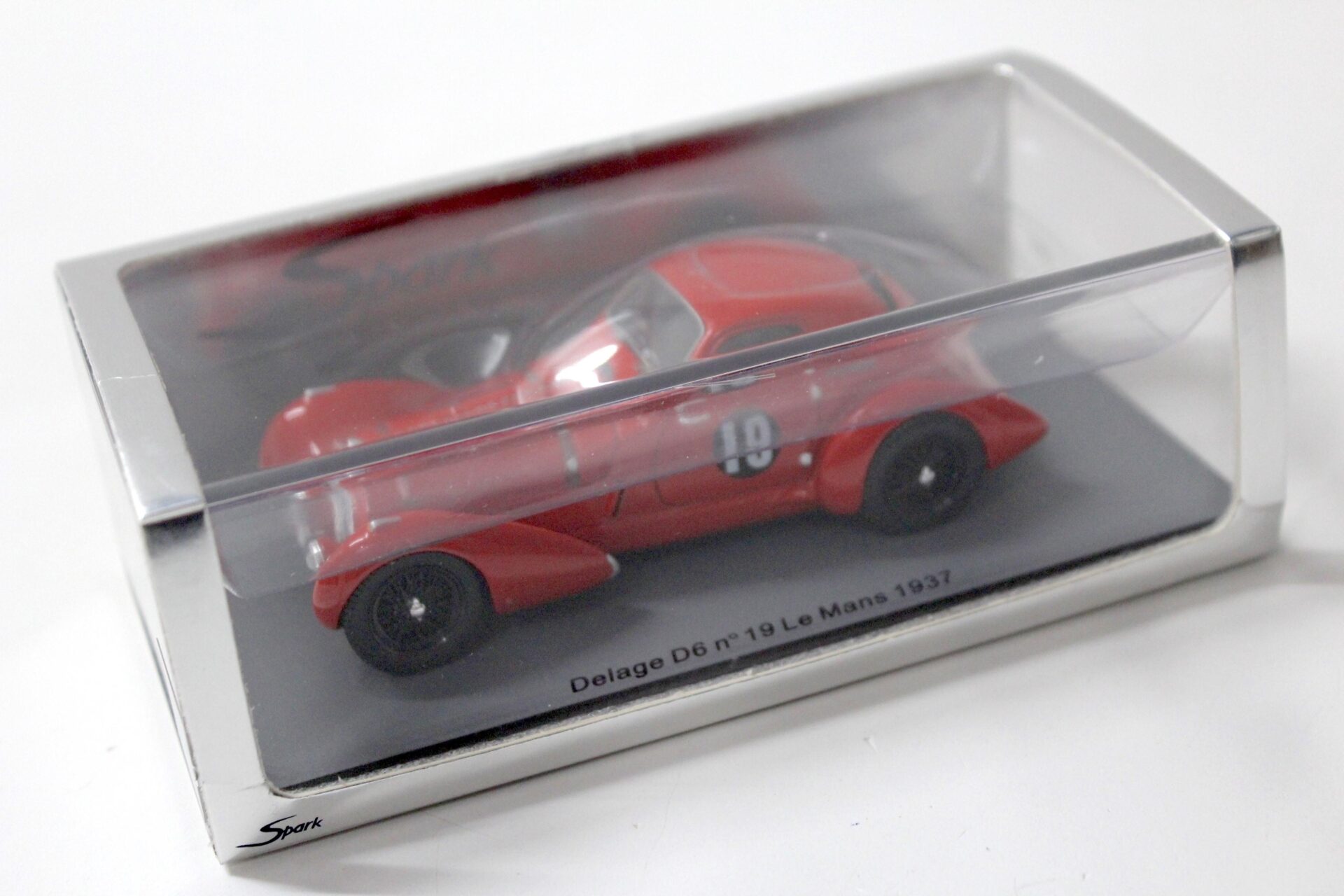 1:43 Spark Delage D6 Le Mans 1937 #19 red