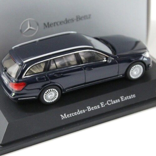 1:43 Kyosho Mercedes E-Klasse T-Modell dark blue DEALER VERSION