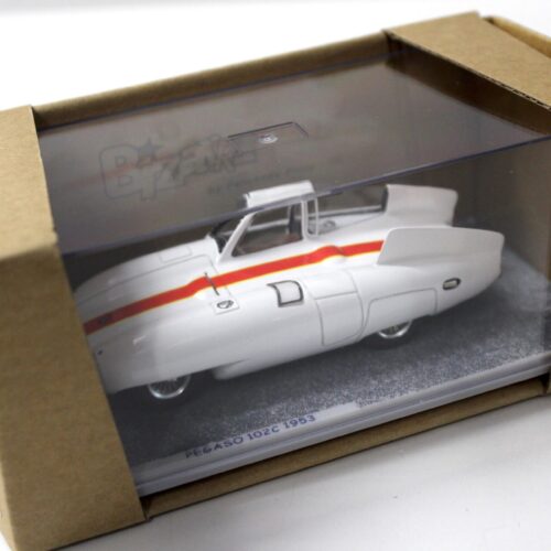 1:43 Spark Bizarre Pegaso 102C Bisiluro 1953 white/ red stripe