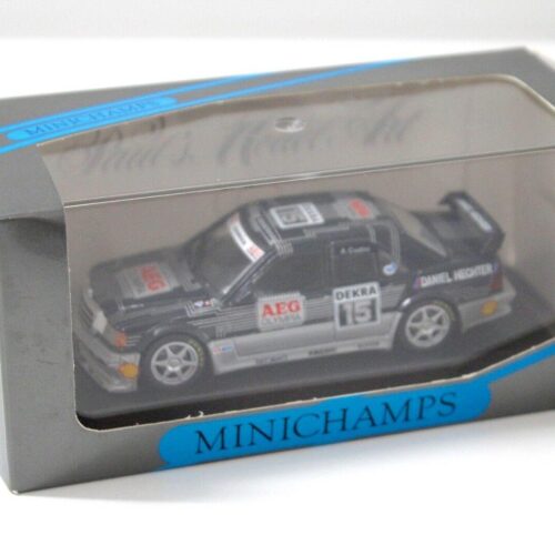 1:43 Minichamps Mercedes 190E EVO1 Snobeck A.Cudini #15 AEG