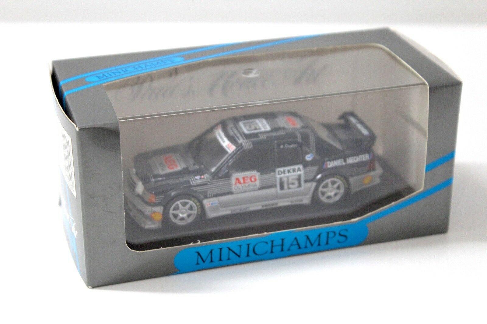 1:43 Minichamps Mercedes 190E EVO1 Snobeck A.Cudini #15 AEG