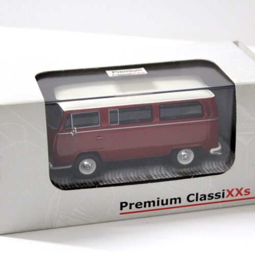 1:43 Premium ClassiXXs VW T2 Bus red/white