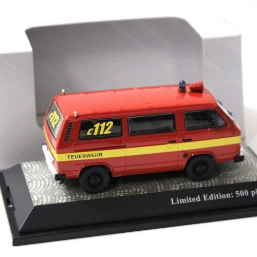 1:43 Premium ClassiXXs VW T3a Bus Feuerwehr red
