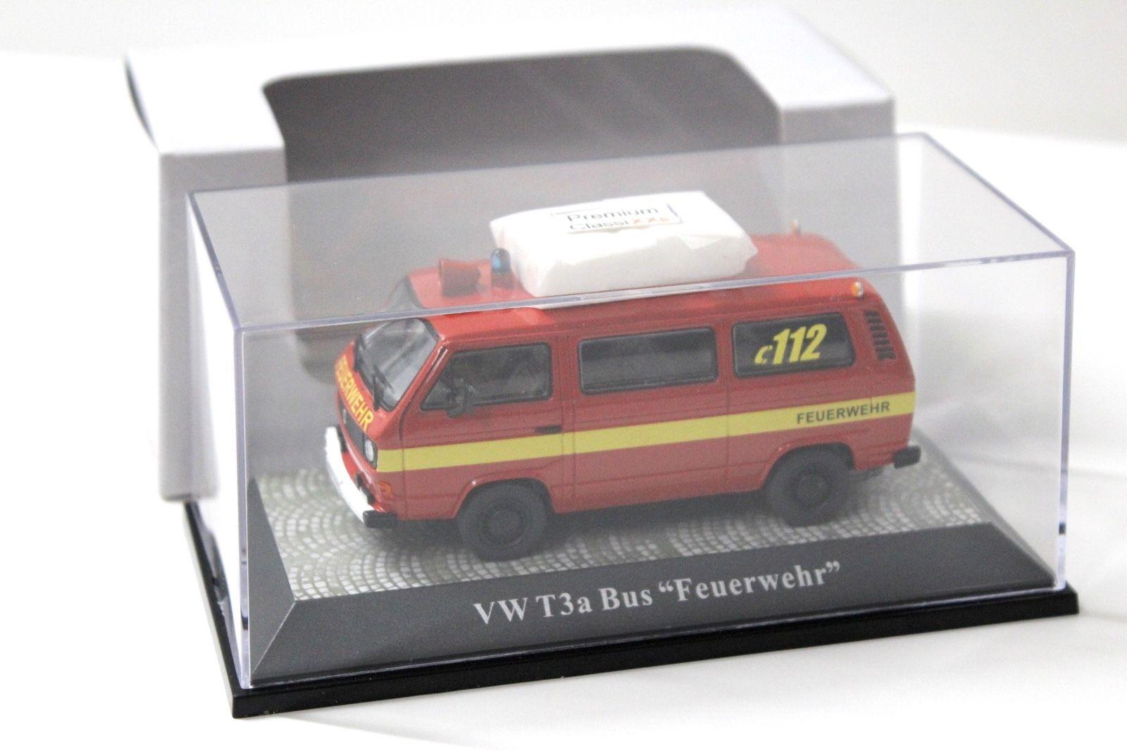 1:43 Premium ClassiXXs VW T3a Bus Feuerwehr red