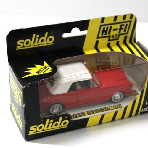 1:43 Solido Bentley Continental Cabriolet red/white