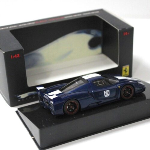 1:43 Hot Wheels Elite Ferrari FXX dark blue #24