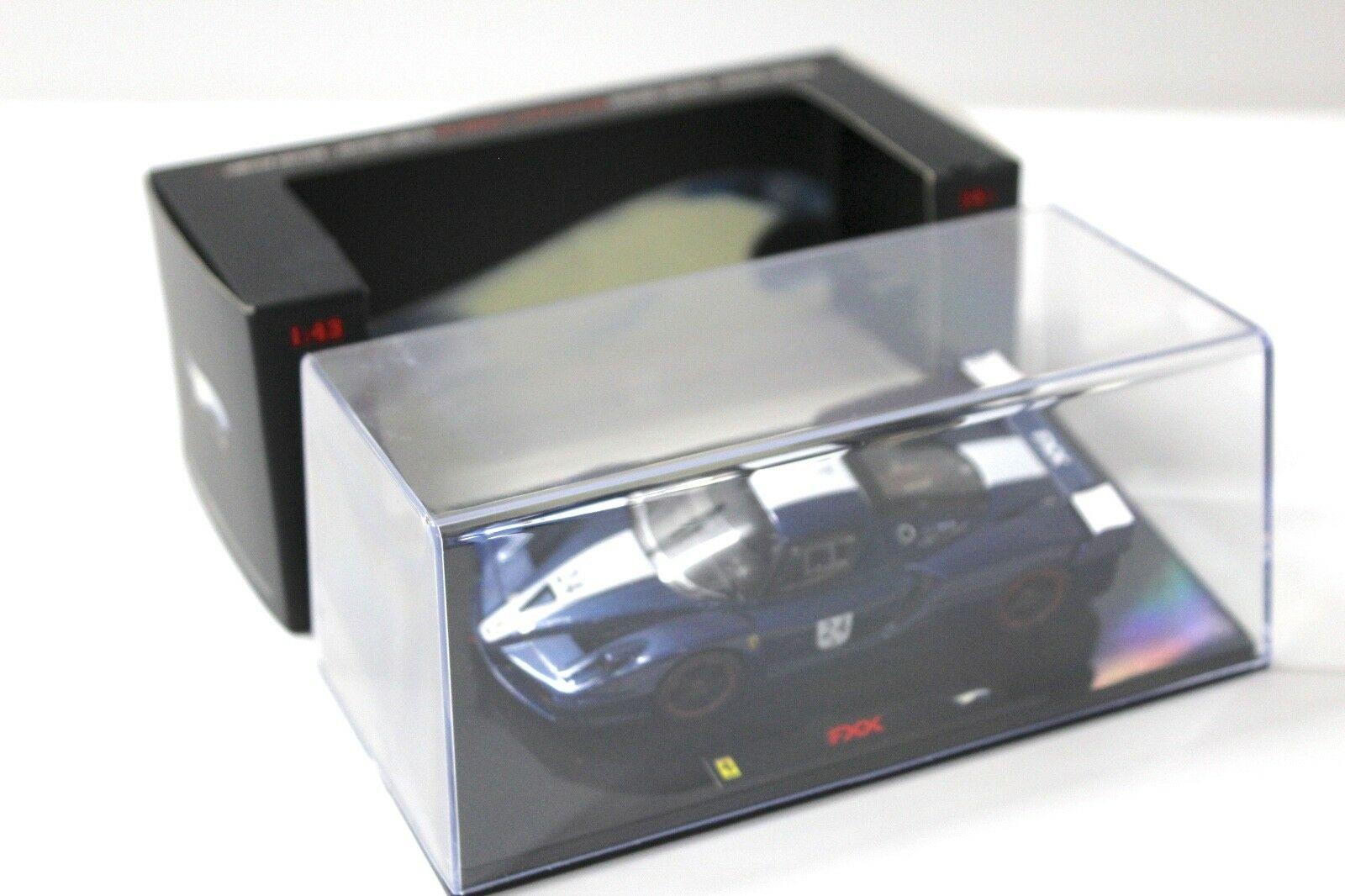 1:43 Hot Wheels Elite Ferrari FXX dark blue #24